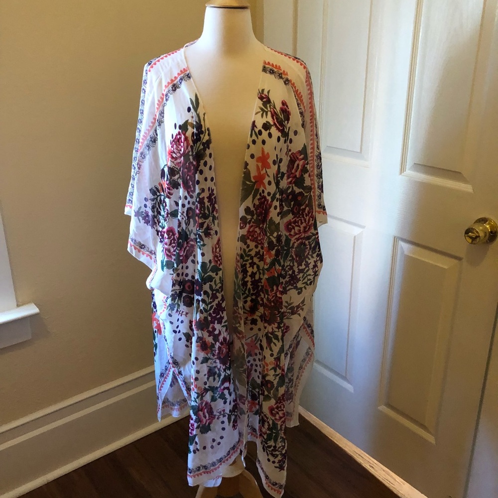 Kimono inspired overlay